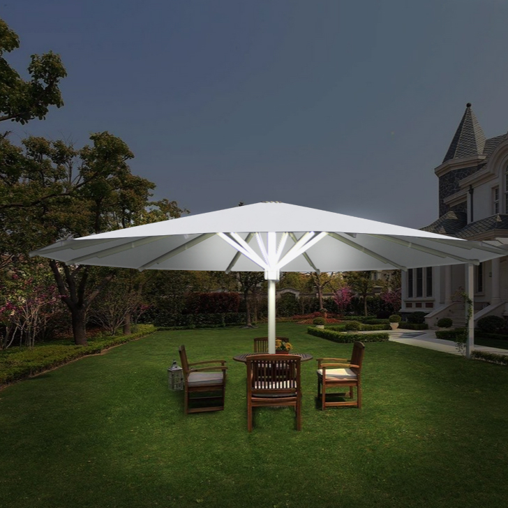 Outdoor Furniture Umbrella - مظلة LED كبيرة للأثاث الخارجي بطول