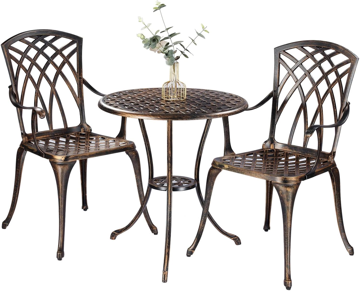 Outdoor Furniture Umbrella - طقم بيسترو خارجي من 3 قطع