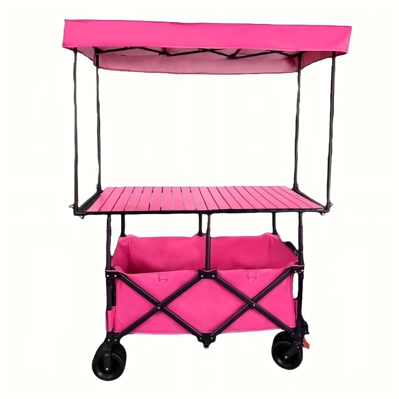 Folding Picnic Table - عربة طاولة فولاذية قابلة للطي متعددة