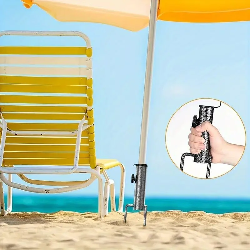 Outdoor Furniture Umbrella - مظلة شاطئ قابلة للتعديل حامل ،