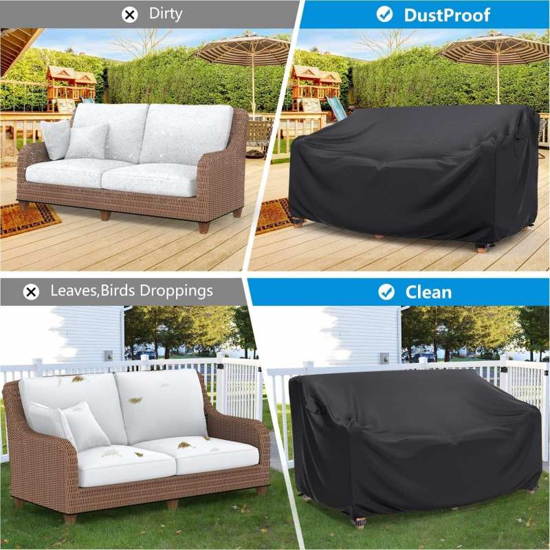 غطاء أريكة خارجي مزدوج متين بـ - مراجعة Outdoor Furniture Protector وسعره