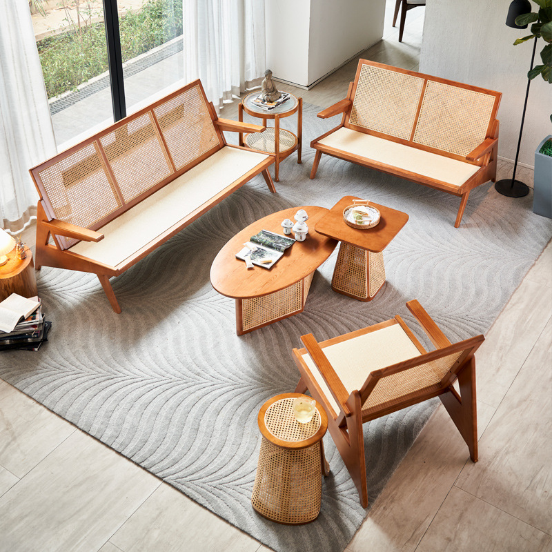 طقم أريكة من الخيزران الاسكندن - مراجعة Outdoor Furniture Japanese Style وسعره
