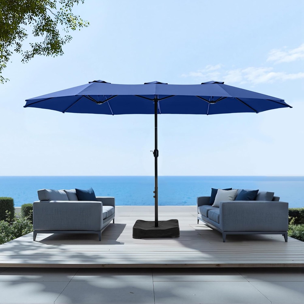 مظلة سوقية مستطيلة كبيرة جدًا  - مراجعة Outdoor Furniture Umbrella وسعره