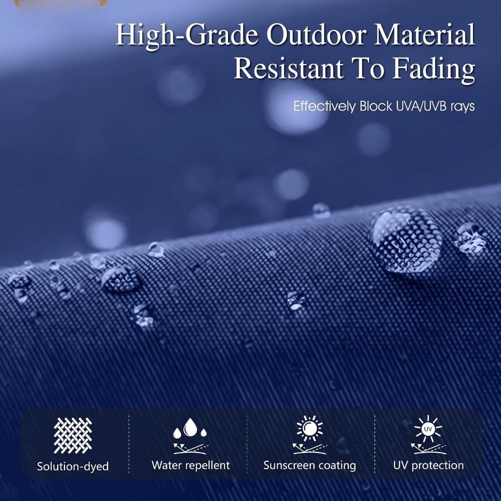 مظلة سوقية مستطيلة كبيرة جدًا  - مراجعة Outdoor Furniture Umbrella وسعره