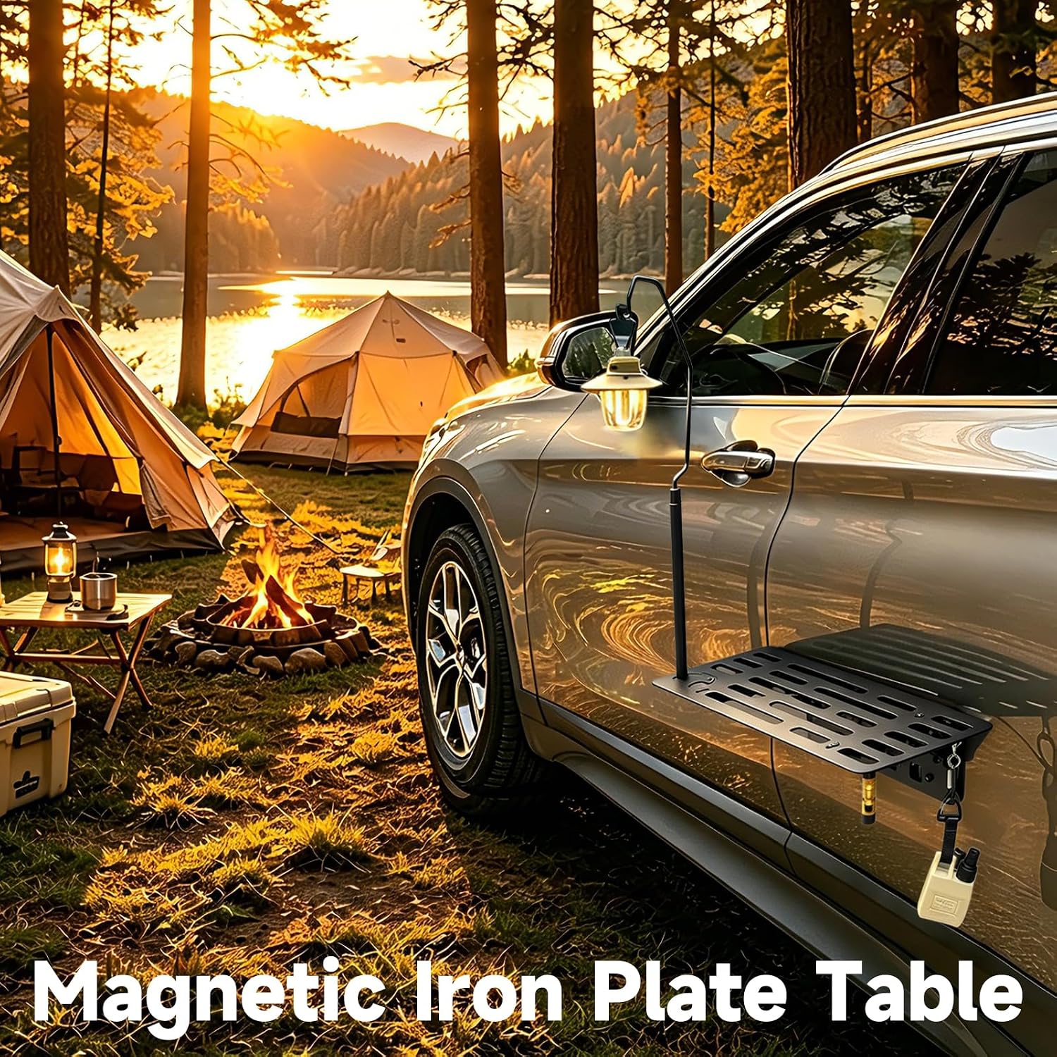 طاولة جانبية مغناطيسية قابلة ل - مراجعة Folding Picnic Table وسعره
