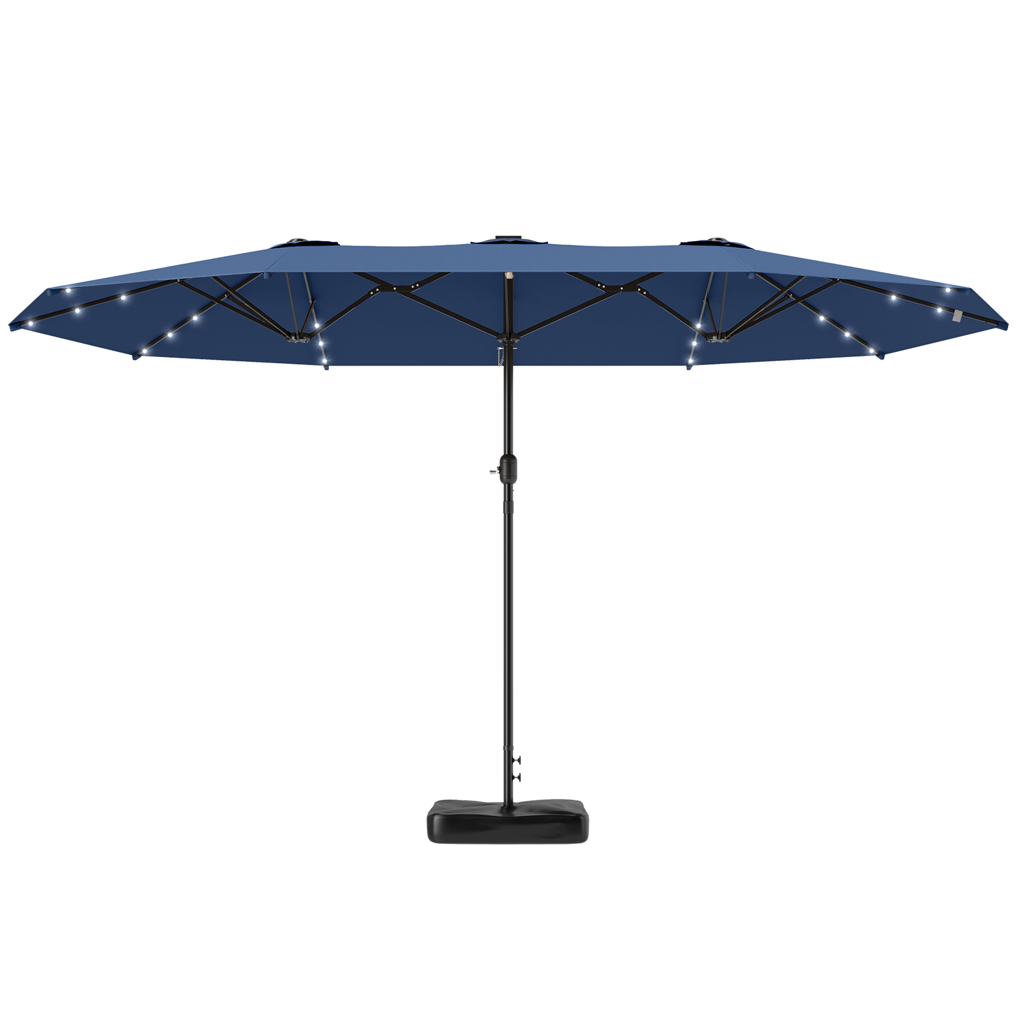 مظلة شمسية مزدوجة الجوانب، مظل - مراجعة Outdoor Furniture Umbrella وسعره