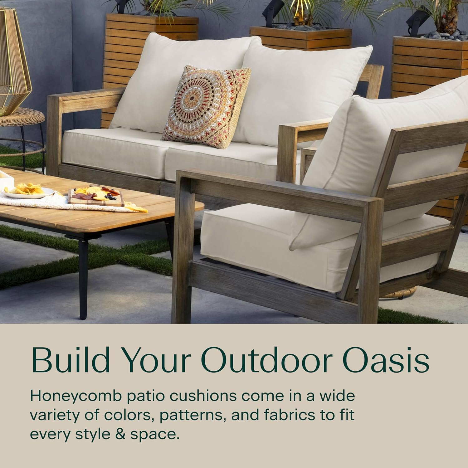 أثاث خارجي للفناء، بلون عظمي ص - مراجعة Outdoor Furniture In وسعره