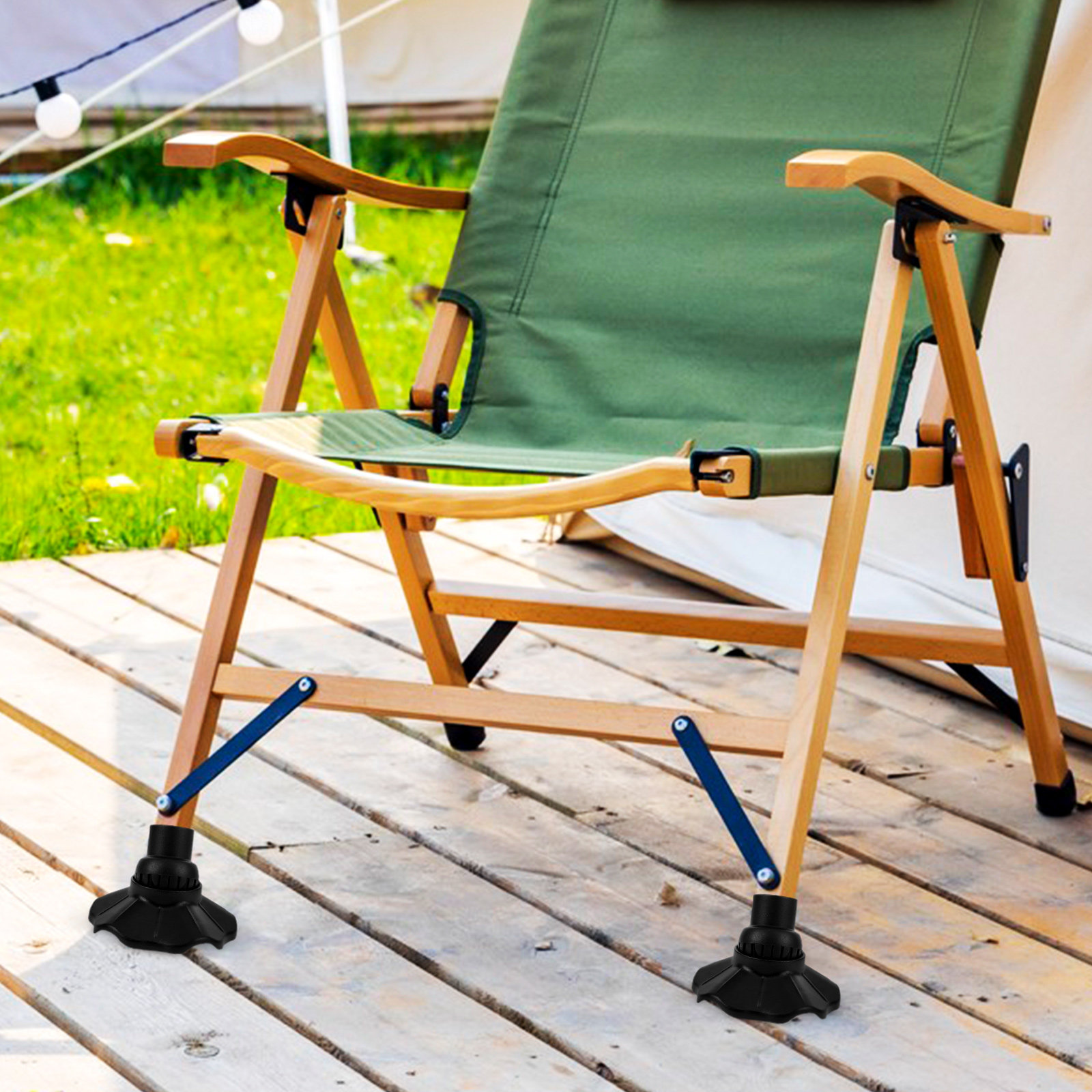 4 قطع من أغطية أرجل الكراسي، و - مراجعة Folding Picnic Table وسعره