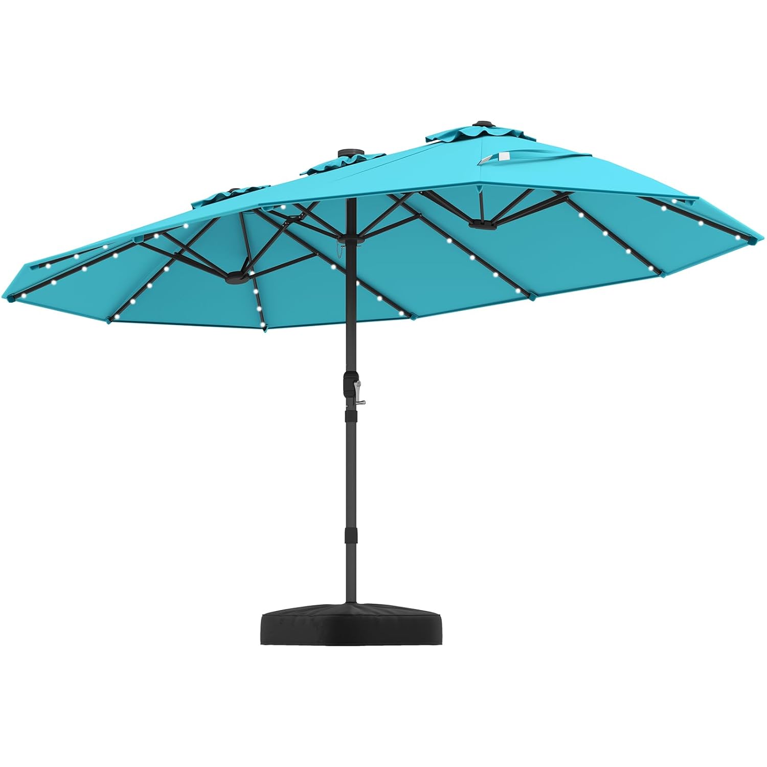 مظلة شمسية مزدوجة الجوانب بطول - مراجعة Outdoor Furniture Umbrella وسعره