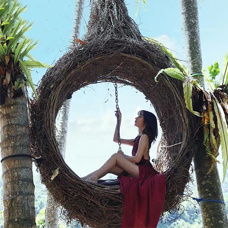 رائجة البيع بالي نمط عش الطيور - مراجعة Outdoor Furniture Bali Style وسعره